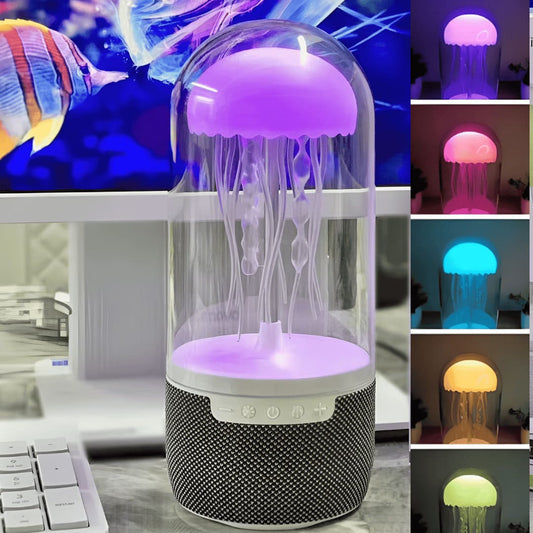 Lámpara de Medusa Pórtatil con Altavoz Bluetooth